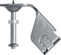 X-SCR clips voor verlaagde plafonds Clip om een plafondhanger/draadstang voor verlaagd plafond snel, gemakkelijk en zonder boren te bevestigen in beton