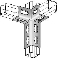 MQV-3D-R railverbinder Roestvrijstalen (A4) railverbinder voor driedimensionale constructies