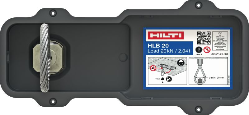 HLB liftbox Ingebouwd hijspunt voor katrollen, haken of uitrusting tijdens de installatie en het onderhoud van de lift